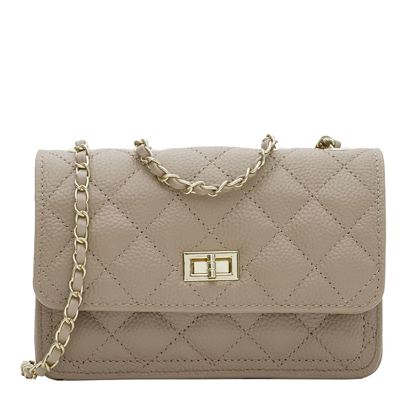 Женская кожаная сумка Borsa Leather K11512be-beige