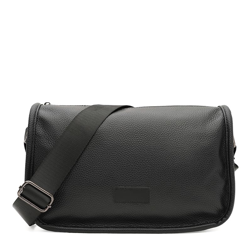 Женская кожаная сумка Borsa Leather K18005bl-black